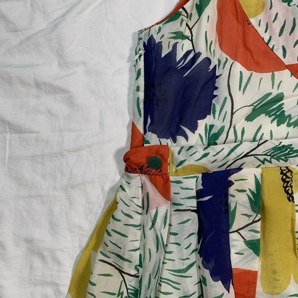 Girls from Savoy Primary Blooms Silk Floral Dress - Picture 7 of 11